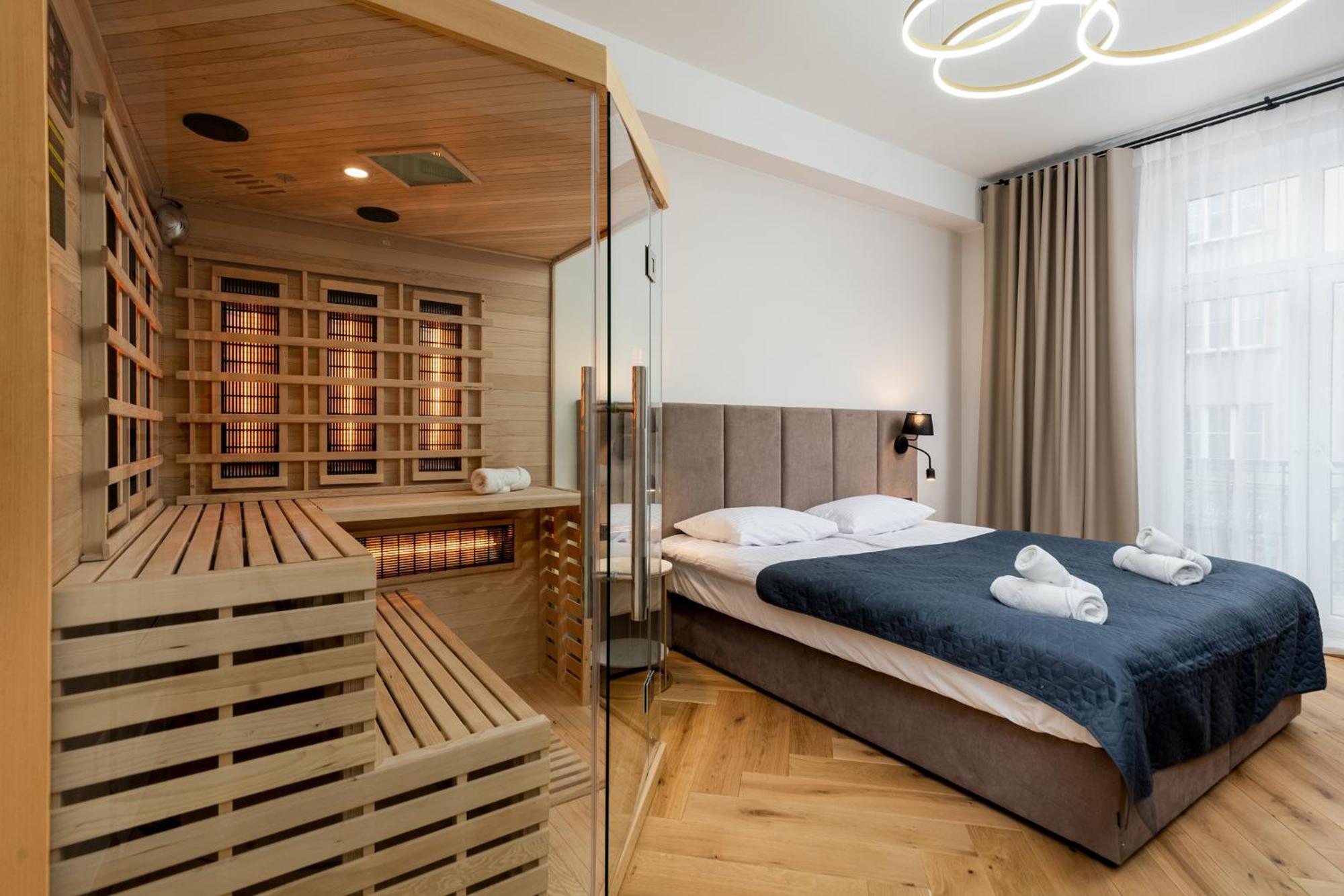 Spa Bedrooms With Sauna&Bath And Free Parking คราคูฟ ภายนอก รูปภาพ